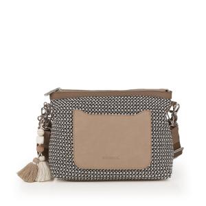 Torba na rame ženska 24x19x9 cm Dolce Gabol krem