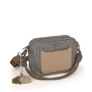 Torba na rame ženska 21x16x7 cm Dolce krem