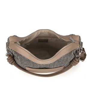 Torba na rame ženska 34x31x10 cm Dolce krem