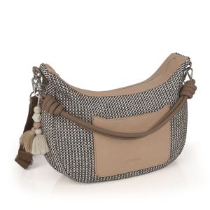 Torba na rame ženska 34x31x10 cm Dolce krem