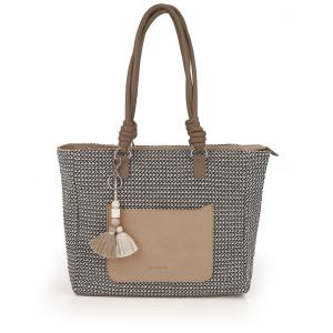 Torba na rame ženska 32x29x12 cm Dolce Gabol krem