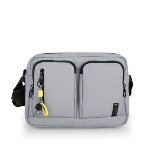 Torba na rame ženska 29x28x8 cm Leire Gabol siva