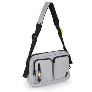 Torba na rame ženska 29x28x8 cm Leire siva