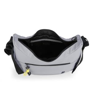 Torba na rame ženska 34x28x10 cm Leire siva