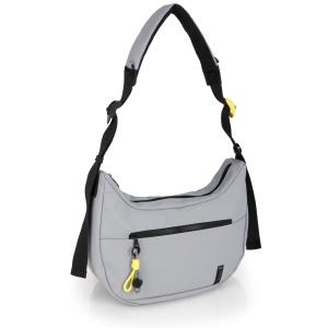 Torba na rame ženska 34x28x10 cm Leire siva