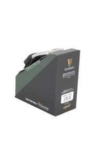 Kaiš muški kožni u poklon kutiji BT01 Guiness XL veličina crna