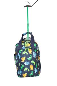 Ranac školski ili putni za low cost sa točkićima  25x40x20 cm JBTB 90 dinosaurusi 