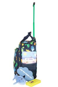 Ranac školski ili putni za low cost sa točkićima  25x40x20 cm JBTB 90 dinosaurusi 