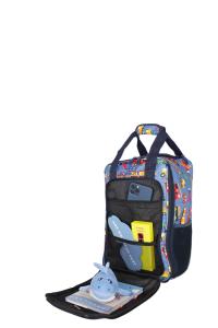 Ranac školski ili putni za low cost sa točkićima  25x40x20 cm JBTB 90 vozila 