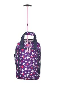 Ranac školski ili putni za low cost sa točkićima  25x40x20 cm JBTB 90 leptirići 