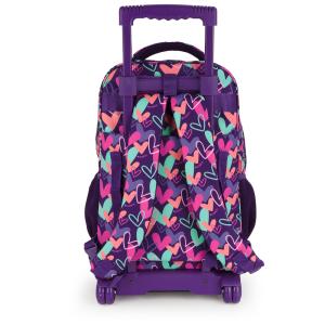 Ranac školski sa točkićima RASKLOPIV 34x46x20 cm 23 l - 1,8 kg Kokoro 