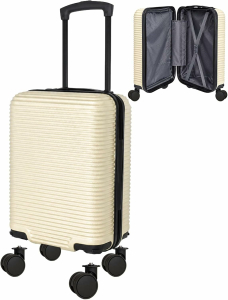 Kofer sa točkićima koji se skidaju XS kabinski (za low cost letove) 40x30x20cm  (bez točkića) JB2098 Bordlite šampanj