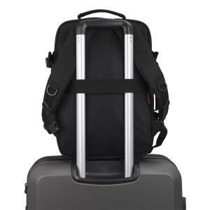 Ranac putni za low cost sa 2 odeljka 27x39x18 cm 19l - 0,64kg Week Eco crna