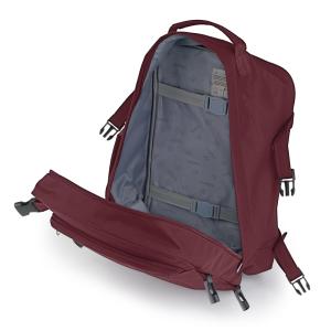 Ranac putni za low cost sa 2 odeljka 27x39x18 cm 19l - 0,64kg Week Eco bordo