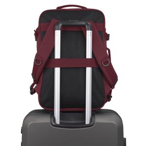 Ranac putni za low cost sa 2 odeljka 27x39x18 cm 19l - 0,64kg Week Eco bordo