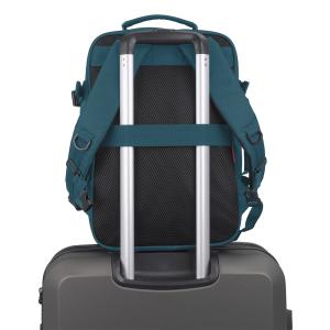 Ranac putni za low cost sa 2 odeljka 27x39x18 cm 19l - 0,64kg Week Eco tirkiz