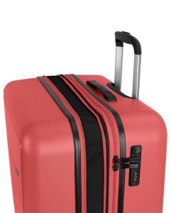 Kofer mali (kabinski) PROŠIRIVI 40x55x21/24 cm  ABS 41,1/47l-3,1 kg Future Plus crvena