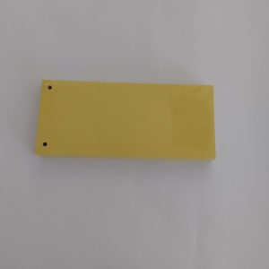 Pregradni karton skraćeni 10x24, 180rg 1/100 O+CO žuta