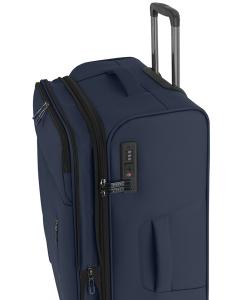Kofer veliki proširivi 48x81x30 cm EXTRA LIGHT polyester 118,2l-4 kg Canada tamno plava