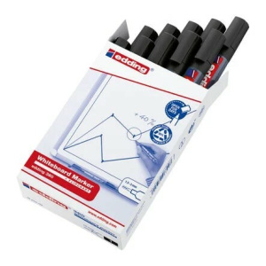 Marker za belu tablu E-360 1,5-3mm, zaobljeni, pak. sa 10 kom. crna